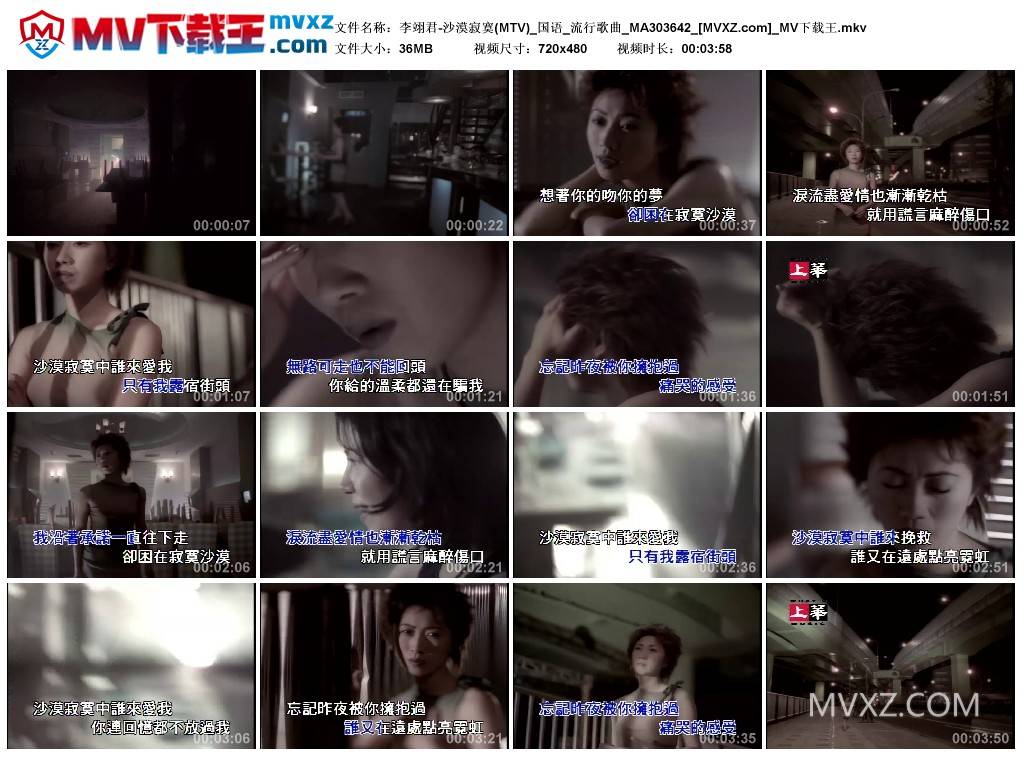 李翊君-沙漠寂寞(MTV)_国语_流行歌曲_MA303642